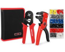 RRP £27.48 Crimping & Stripping Tool Kit