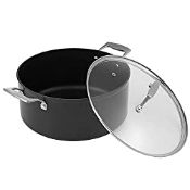 RRP £78.27 MSMK Stock Pot with Lid 5.67L/24cm Large Non-Stick