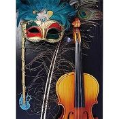 RRP £21.67 Meryi Violin and Mask Jigsaw Puzzles for Adults 1000 Piece