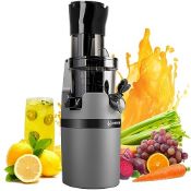 RRP £148.40 Masticating Juicer Machine for Whole Fruits and Vegetables