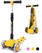 RRP £44.51 LOL-FUN 3 Wheel Toddler Scooter for Kids Ages 3 4 5 6 Years Old Boys Girls