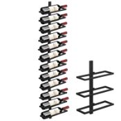 RRP £63.61 4 Pieces Wall Wine Rack Bottle Rack for 12 Bottles