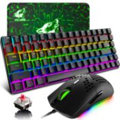 RRP £36.52 Mechanical Gaming Keyboard & Mouse