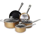 RRP £67.91 Non Stick Pots and Pans Set Induction Hob Pots