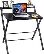 RRP £68.65 GreenForest Folding Desk No Assembly Required 69.5 x 45 x 82.5 cm