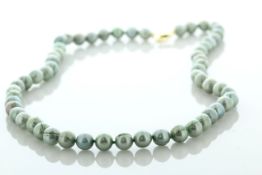 18 Inch Freshwater Cultured 7.0 - 7.5mm Pearl Necklace With Gold Plated Clasp - Valued By AGI £280.
