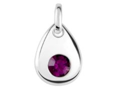 Sterling Silver Pendant June Birthstone 4mm Light Amethyst Crystal - Valued By AGI £425.00 - A 4mm