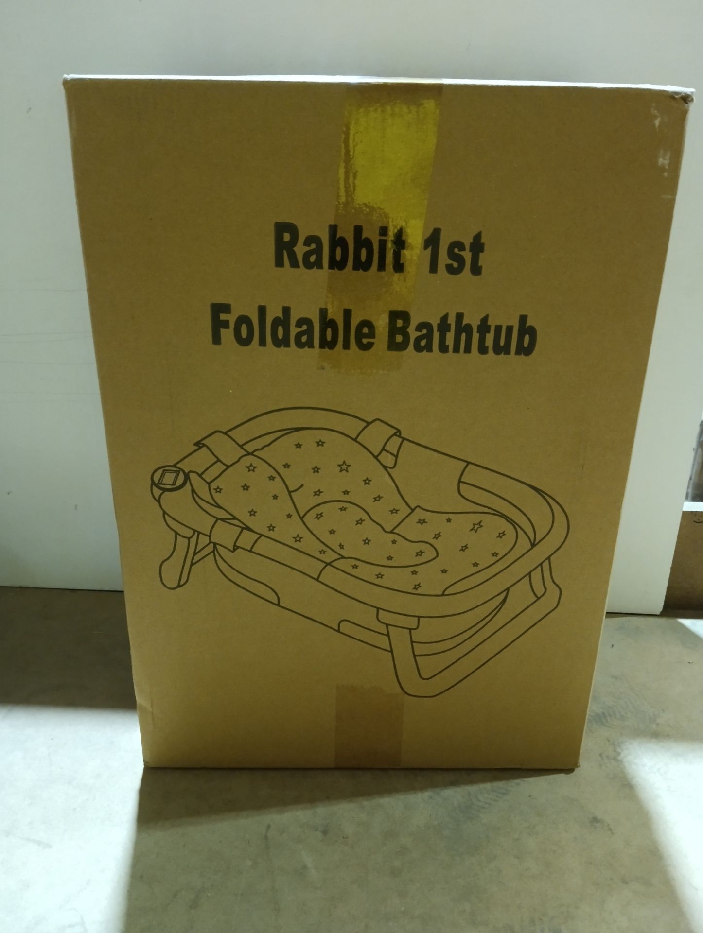 RRP £37.92 Rabb 1st Baby Bathtub Foldable Baby Bath Essentials - Image 2 of 2