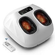 RRP £108.45 RENPHO Foot Massager Machine with Heat and Remote