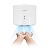 RRP £107.31 anydry 2630S Compact Hand Dryer Automatic High Speed Electric Hand Dryer