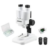 RRP £59.49 Aomekie Microscope for Kids Stereo Microscopes 20X