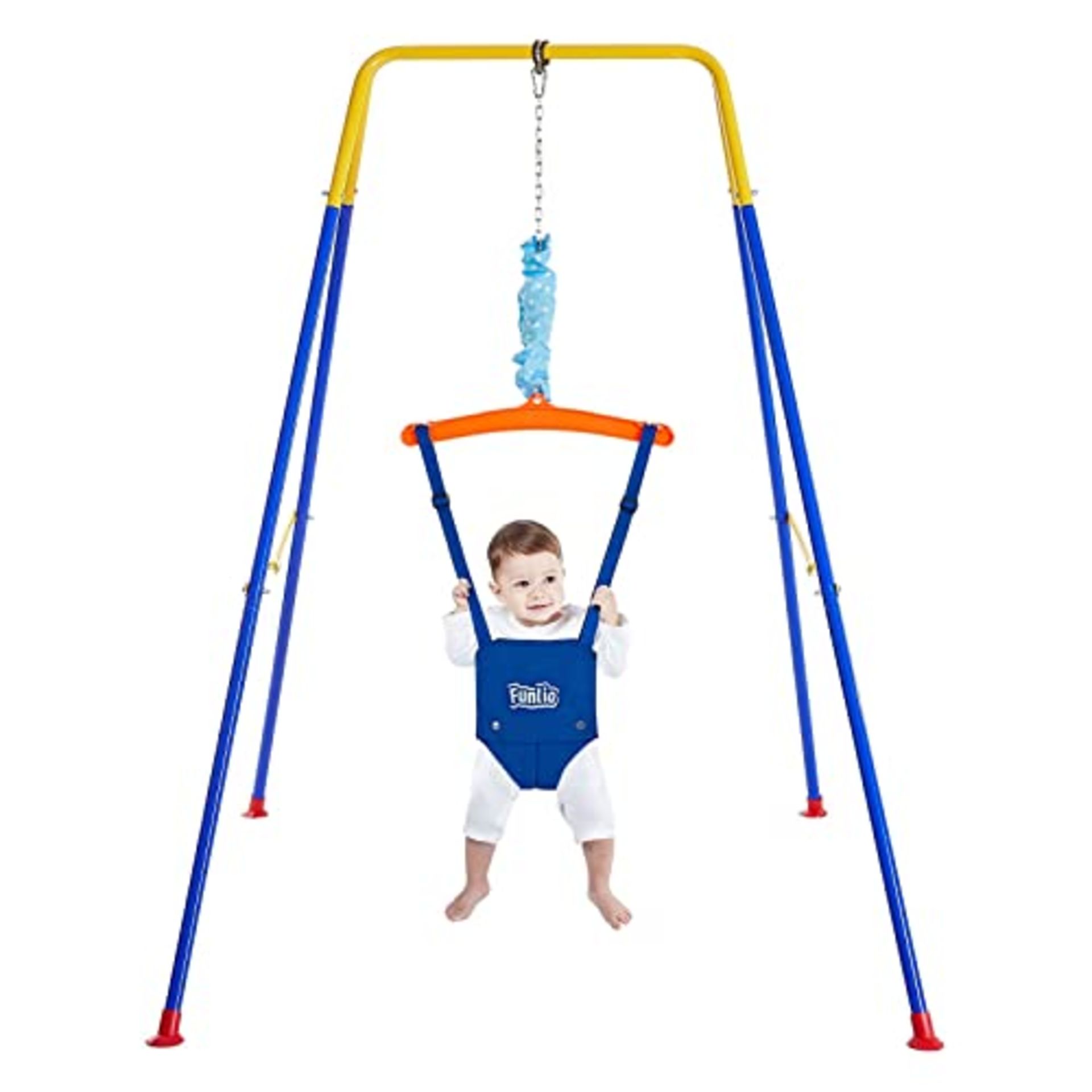 RRP £76.95 FUNLIO Baby Jumper with Stand for 6-24 Months