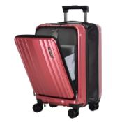 RRP £88.28 TydeCkare Carry On 55x35x23cm Luggage with Front Pocket for 15.6" Laptop