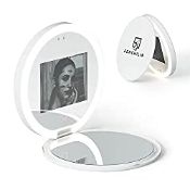 RRP £133.99 FENCHILIN Compact Mirror with UV Camera for Sunscreen Test