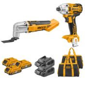 RRP £189.50 INGCO Brushless Impact Driver and Oscillating Multi Tool