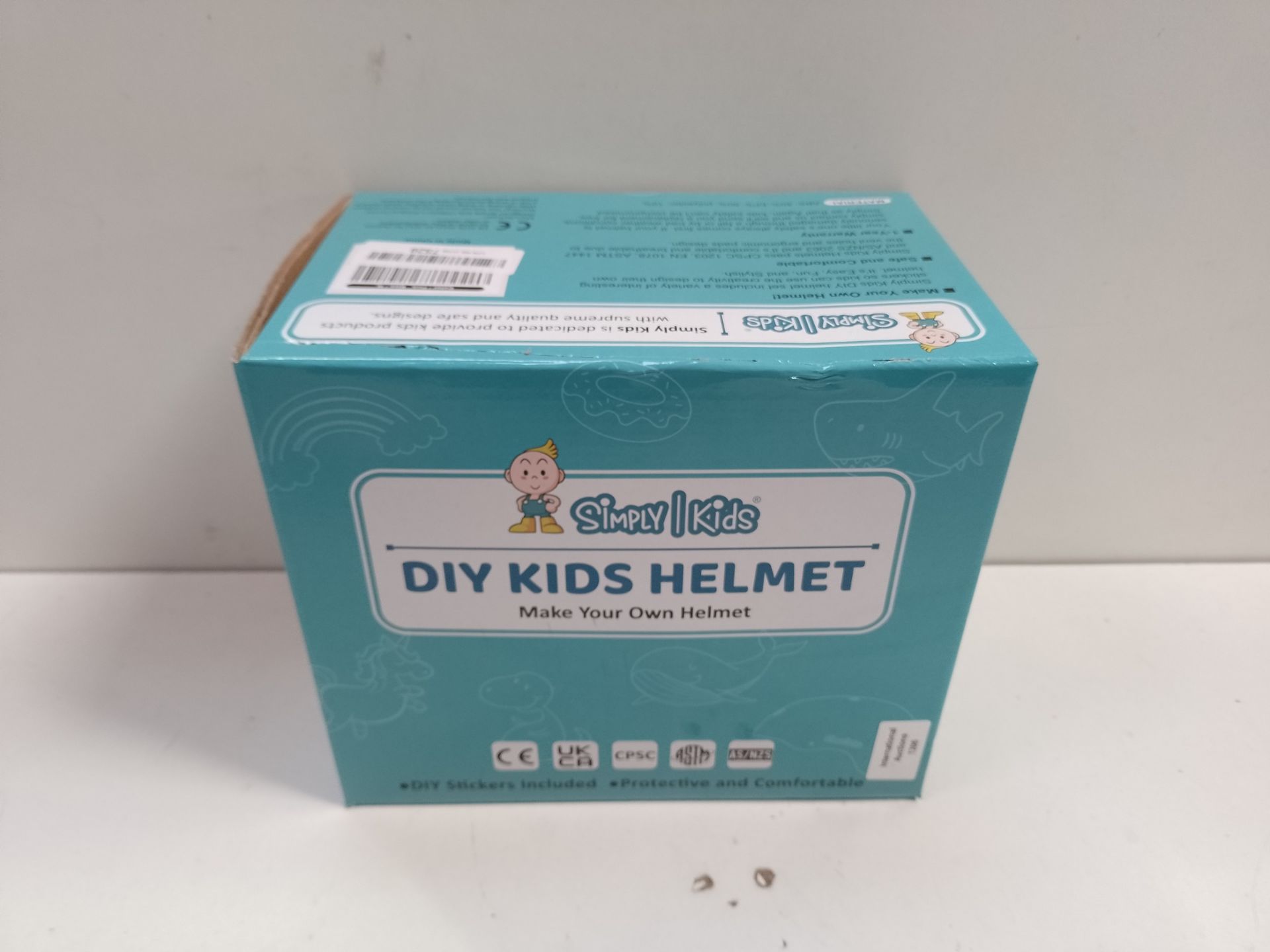 RRP £32.02 Simply Kids Bike Helmet with DIY Stickers for Toddler - Image 2 of 2