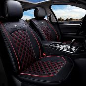 RRP £59.72 WANGIRL 2pc Universal PU Leather Car Seat Covers Front
