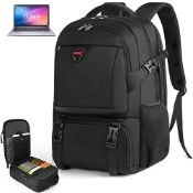 RRP £34.24 NEWHEY Laptop Backpack 17.3 Inch with Insulated Lunch