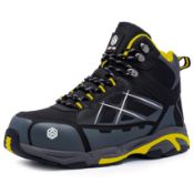 RRP £56.39 LARNMERN Mens Safety Trainers Steel Toe Cap Work Safety