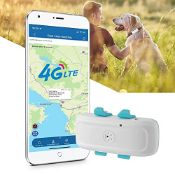 RRP £91.32 TKMARS GPS Dog Tracker 4G Real-Time Tracking Device