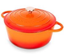 RRP £57.07 Cast Iron Dutch Oven with Lid Non-Stick Ovenproof