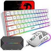 RRP £44.76 60% Wired Compact Gaming Keyboard 61 Keys 11 RGB Backlight