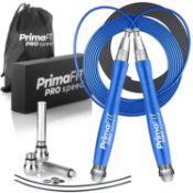 RRP £28.44 PrimaFIT Pro Speed Skipping Rope Adult Fitness for