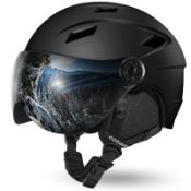 RRP £77.20 Odoland Ski Expert Helmet with VLT 18% Lens Visor Great for Skiing