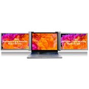 RRP £509.12 Triple Portable Monitor for Laptop Screen Extender Dual Monitor Extender