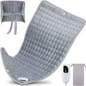 RRP £19.40 HAUSPROFI Electric Heating Pad for Back Pain Relief