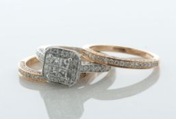 18ct White Gold Diamond Bridal Three Ring Set 2.00 Carats - Valued By AGI £7,250.00 - A stunning