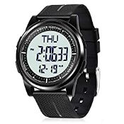 RRP £19.81 WIFORT Mens Women Digital Sports Watch Ultra-Thin and Wide Angle Vision Design