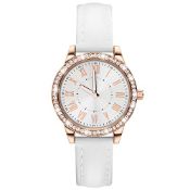 RRP £25.67 Women's Analogue Quartz Watch with Leather Strap for