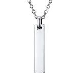 RRP £13.28 PROSTEEL Stainless Vertical Bar Necklace Birthday Gifts for Boyfriend