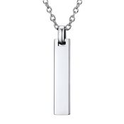 RRP £13.28 PROSTEEL Stainless Vertical Bar Necklace Birthday Gifts for Boyfriend