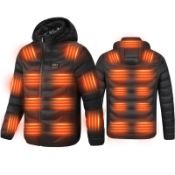 RRP £58.79 Monave Heated Down Jacket Men Women Heated Jacket with