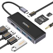 RRP £25.10 USB C Docking-Station Multiport Adapter