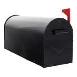 RRP £54.46 Rottner Steel US Mail Box Outdoor (Black)