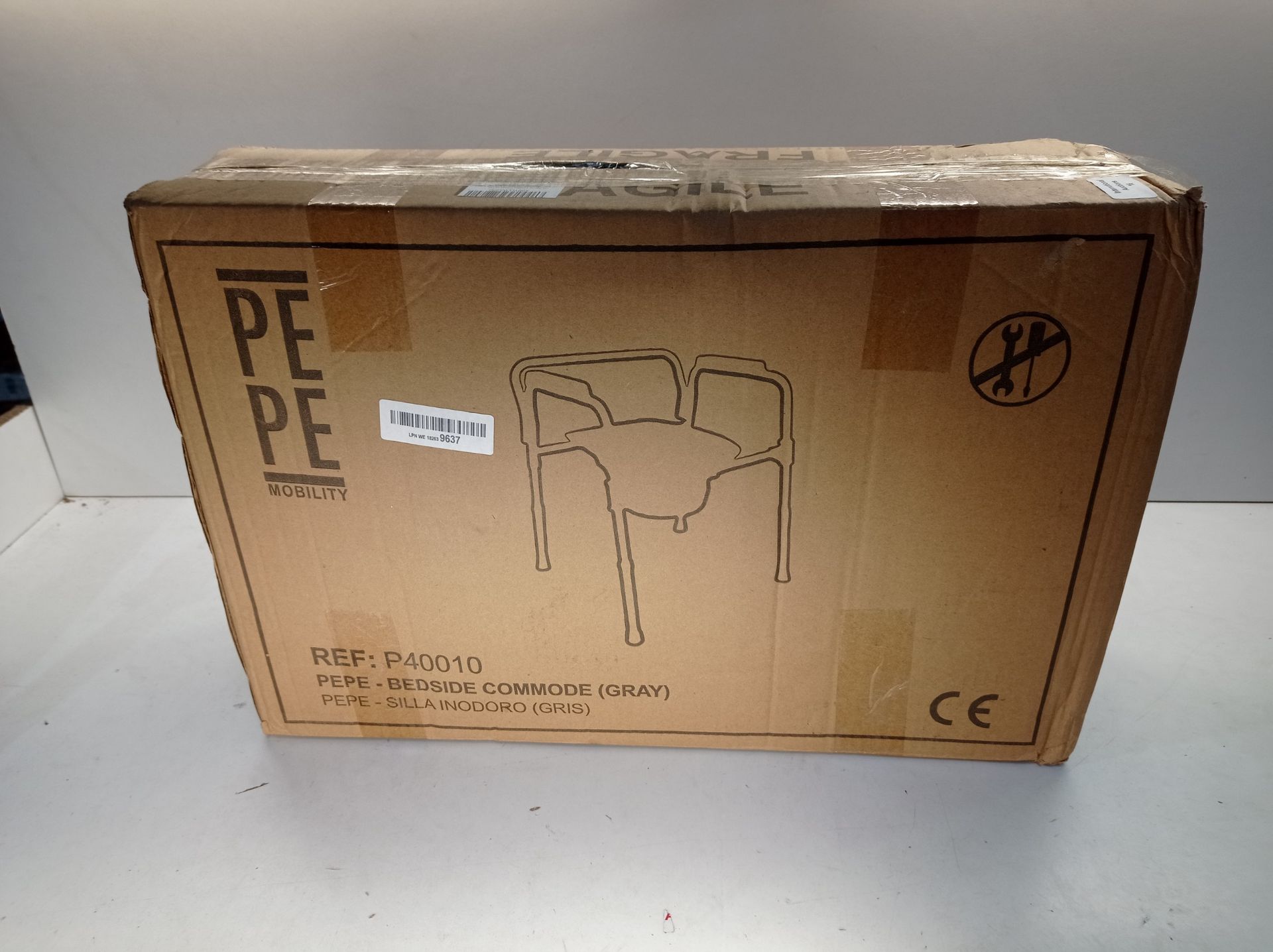 RRP £85.61 Pepe - Commode Toilet Chair for Bedroom - Image 2 of 2