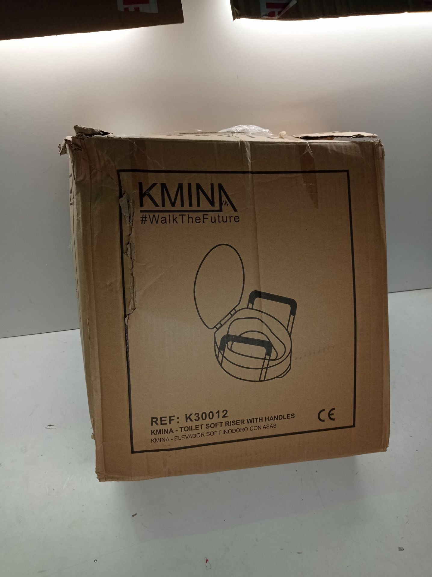 RRP £91.32 KMINA - Raised Toilet Seat with Lid (4 inch - Image 2 of 2