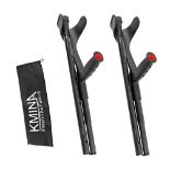RRP £114.15 KMINA PRO - Folding Carbon Crutches (x2 Units