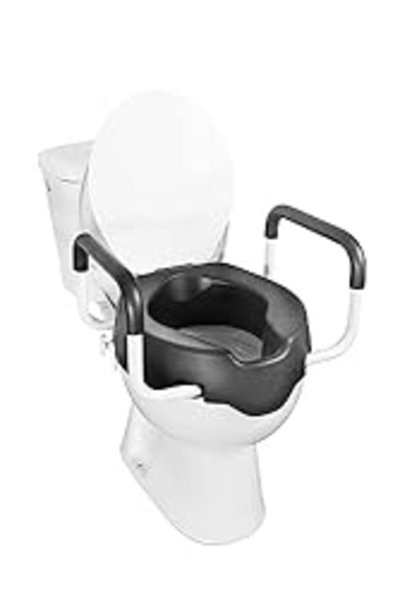 RRP £91.32 KMINA - Raised Toilet Seat with Lid (4 inch