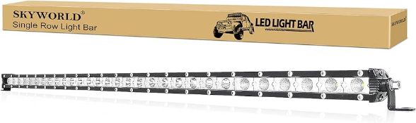 RRP £41.09 SKYWORLD Ultra-Slim Single Row LED Light Bar