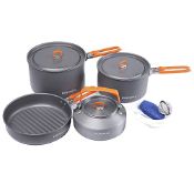 RRP £68.45 Fire-Maple Feast 4 Camping Cookware Set | Outdoor Cooking