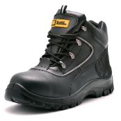 RRP £48.25 Black Hammer Mens Safety Boots Steel Toe Cap S3 SRC