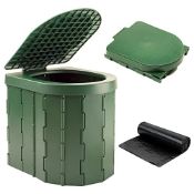 RRP £30.06 KINSPORY Portable Toilet Outdoor Camping Toilet Fishing