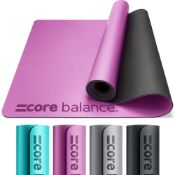 RRP £34.24 Core Balance Rubber Yoga Exercise Mat Non Slip Extra
