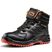 RRP £47.94 Black Hammer Composite Safety Boots for Men Non-Metallic