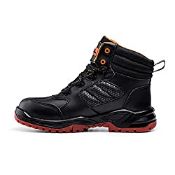 RRP £47.94 Black Hammer Composite Safety Boots for Men Non-Metallic