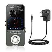 RRP £54.79 LEKATO Guitar Triple Looper with Power Supply Synchronous